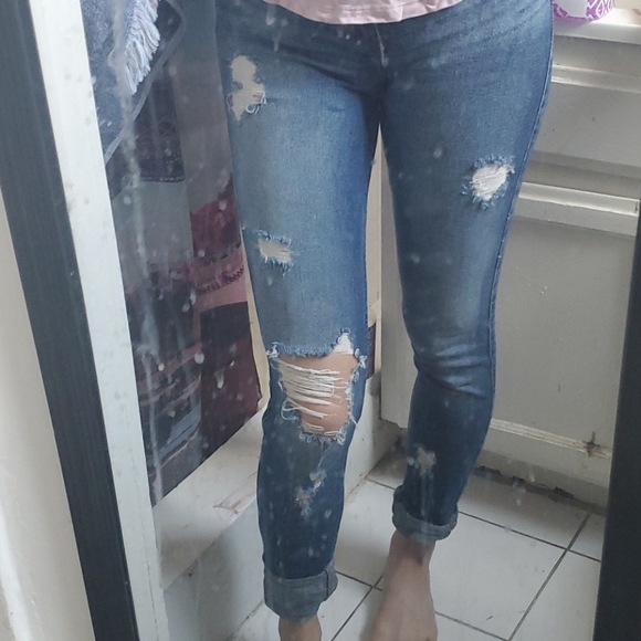 HOLLISTER HIGH RISE SUPER SKINNY JEANS 0R- W24 - Picture 7 of 7